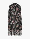 BLINDNESS BLINDNESS FLORAL PRINT OVERSIZED SHIRT DRESS,SH11BKBLACK13348061