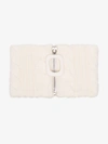 JW ANDERSON JW ANDERSON WHITE CABLE KNIT WOOL NECKBAND,AC00919A13534602