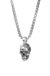 DEGS & SAL SKULL PENDANT NECKLACE,0-2004-24