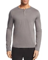 ATM ANTHONY THOMAS MELILLO LONG SLEEVE HENLEY - 100% EXCLUSIVE,AM4094-GAB