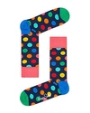 Happy Socks Big Dots Socks In Navy/pink/green