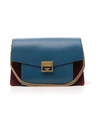 Givenchy Gv3 Small Pebbled Leather Crossbody Bag In Multi
