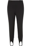 GIVENCHY HIGH-RISE WOOL TAPERED STIRRUP PANTS