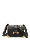 PRADA PRADA LOGO CAHIER SHOULDER BAG