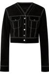 MARC JACOBS Cropped suede jacket