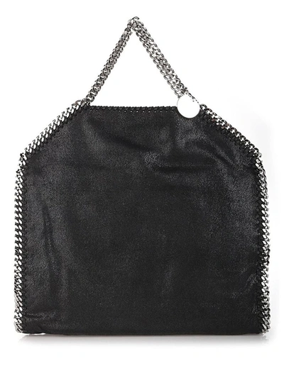 Stella Mccartney Falabella Fold Over Tote Bag In Black