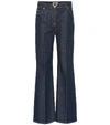 VALENTINO HIGH-RISE FLARED JEANS,P00353348