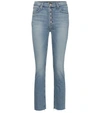 MOTHER PIXIE DAZZLER HIGH-RISE STRAIGHT JEANS,P00359441