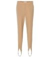 GIVENCHY MID-RISE WOOL STIRRUP PANTS,P00356373