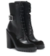 GIVENCHY AVIATOR LEATHER ANKLE BOOTS,P00351652