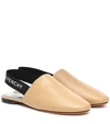 GIVENCHY Leather slingback slippers,P00351662