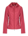 GEOX GEOX WOMAN JACKET RED SIZE 14 POLYESTER,41863788XB 7