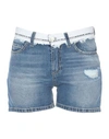 FRANKIE MORELLO FRANKIE MORELLO WOMAN DENIM SHORTS BLUE SIZE 27 COTTON,42711056AO 4