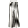 ALICE AND OLIVIA BENNY STRIPED WIDE-LEG TROUSERS