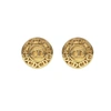 SUSAN CAPLAN VINTAGE 1990S VINTAGE CHRISTIAN DIOR MONOGRAM CLIP-ON EARRINGS,2975662