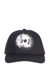 ALEXANDER MCQUEEN DARNED SKULL HAT,10782620