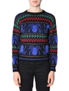 SAINT LAURENT JACQUARD SWEATER,10782530