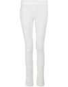 The Row Stratton Stretch Cotton-blend Leggings In White