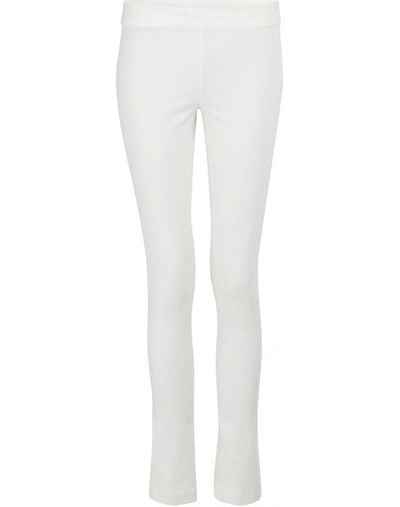 The Row Stratton Stretch Cotton-blend Leggings In White