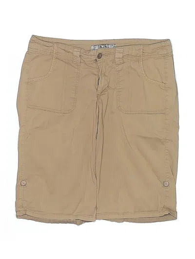 Pre-owned 17/21 Exclusive Denim Khaki Shorts In Brown