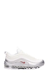 NIKE Nike Air Max 97 Qs White-silver Cotton Sneakers,10782836