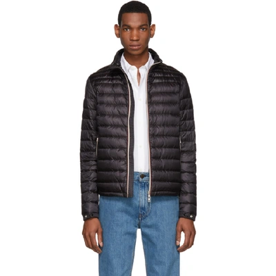 Moncler Daniel Nylon Down Bomber Jacket In Black