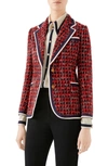 GUCCI GEO TWEED JACKET,544851ZAAK9