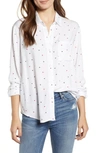 Rails Rocsi Heart Print Shirt In Multi Hearts