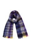 Marni Classic Tartan Blanket Scarf In Chb59