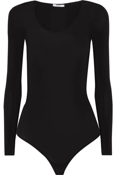 Wolford Buenos Aires Stretch-jersey Thong Bodysuit In Black