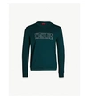 HUGO LOGO-PRINT COTTON-JERSEY SWEATSHIRT