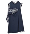 SACAI Navy Bandana Print Dress