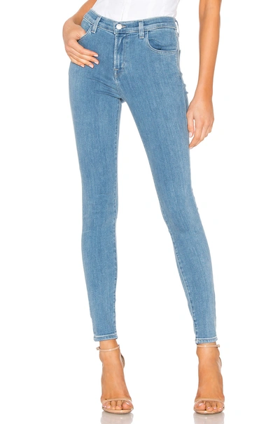 J Brand Maria High-rise Skinny Jeans In Lightyear