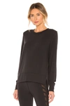 Alo Yoga Glimpse Long-sleeve Top In Black