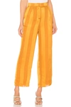 HOUSE OF HARLOW 1960 HOUSE OF HARLOW 1960 X REVOLVE ALESSIA PANT IN YELLOW.,HOOF-WP107