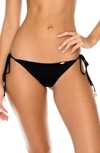 Luli Fama Side Tie Brazilian Bikini Bottoms In Black