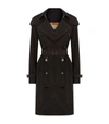 BURBERRY DETACHABLE HOOD TAFFETA TRENCH COAT,14864080