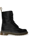 MARC JACOBS + DR. MARTENS LEATHER ANKLE BOOTS