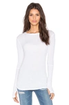 MICHAEL LAUREN EVERETT LONG SLEEVE THUMBHOLE TEE,MLAU-WS338