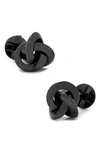 CUFFLINKS, INC BLACK KNOT CUFF LINKS,OBS-KNT-BK