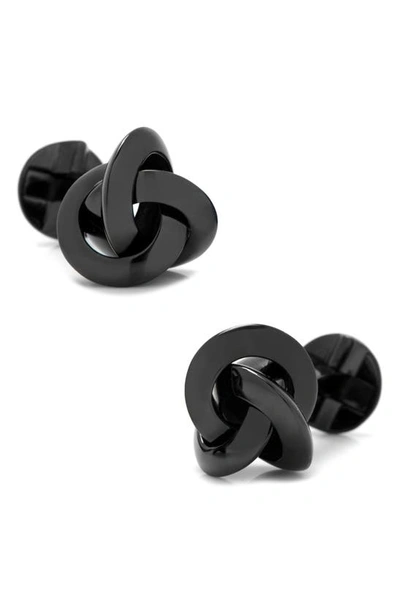 Cufflinks, Inc Black Knot Cuff Links