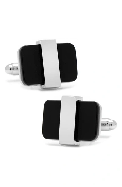 Cufflinks, Inc Men's Ox & Bull Trading Co. Onyx Cufflinks In Black