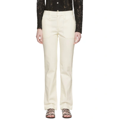 Chloé White Women's Slim-fit Jeans