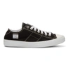 MAISON MARGIELA MAISON MARGIELA BLACK CANVAS STEREOTYPE trainers