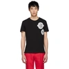 ALEXANDER MCQUEEN ALEXANDER MCQUEEN BLACK LOGO PATCH T-SHIRT