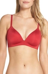 Wacoal Ultimate Side Smoother Wireless T-shirt Bra In Jester Red