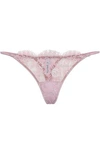 ID SARRIERI WOMAN LACE THONG BABY PINK,AU 1392478435602
