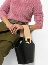 Danse Lente Black And Beige Johnny Bucket Bag In Black