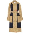 TIBI Finn cotton twill trench coat,P00350517