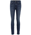 MOTHER LOOKER HIGH-RISE SKINNY JEANS,P00359440